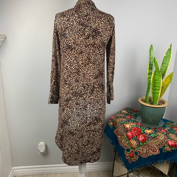 anine bing chelsea silk shirt dress